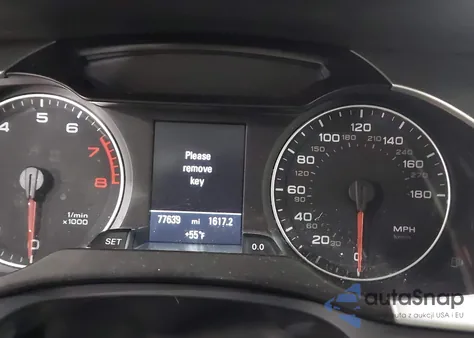 2011 Audi A4 2.0T Premium z USA, uszkodzony, nr VIN WAUFFAFL8BN035873